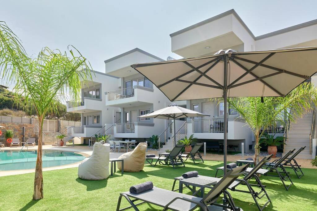 Superior Family Apartment W/Pool Dining Area Stavromenos Exterior foto