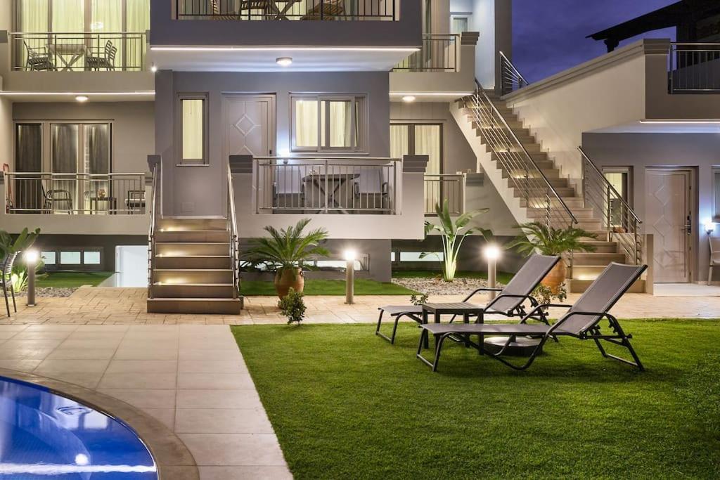 Superior Family Apartment W/Pool Dining Area Stavromenos Exterior foto